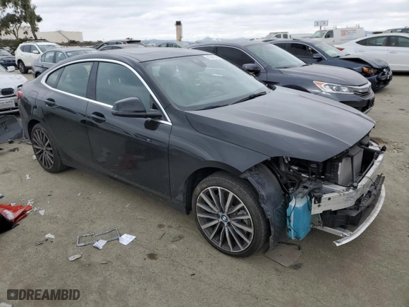 2021 BMW 2 Series 228i with VIN WBA53AK06M7H58017, listed as a Copart auction lot 43342045 with 33,789 mi miles and Salvage Title. Bid and sale history available at carsss.com. Image 4.