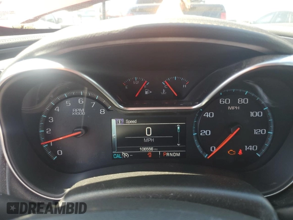 2016 Chevrolet Impala LT with VIN 2G1115S31G9165392, listed as a Copart auction lot 61507455 with 106,556 mi miles and Salvage title. Bid and sale history available at DreamBid. Image 9.