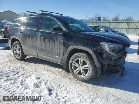 2019 GMC Terrain SLE with VIN 3GKALTEV7KL184512, listed as a Copart auction lot 42234635 with 110,500 mi miles and Non Repairable. Bid and sale history available at carsss.com. Image 4.