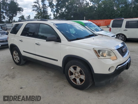 2010 GMC Acadia SL with VIN 1GKLRKED3AJ163879, listed as a Copart auction lot 60937735 with 166,166 mi miles and Clean title. Bid and sale history available at DreamBid. Image 4.