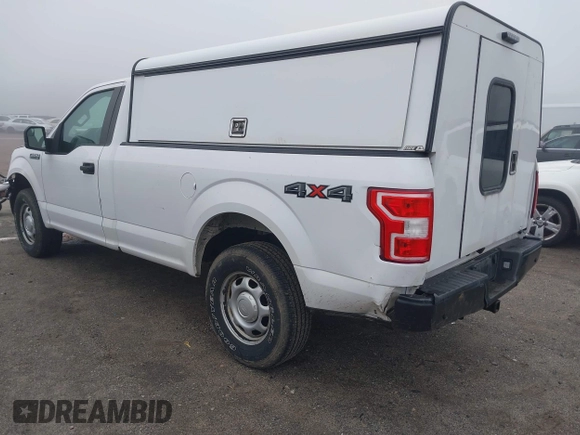 2018 Ford F-150 XL with VIN 1FTMF1EB1JKE19030, listed as a IAAI auction lot 42233745 with 193,352 mi miles and . Bid and sale history available at DreamBid. Image 3.