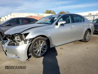 2013 Lexus GS 350 with VIN JTHCE1BL9D5001599, listed as a Copart auction lot 75756094 with 107,283 mi miles and Salvage Title. Bid and sale history available at carsss.com. Image 1.