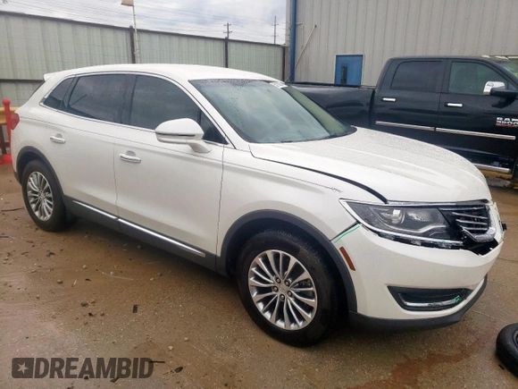 2016 Lincoln MKX Select with VIN 2LMTJ6KR8GBL47724, listed as a Copart auction lot 55183975 with 42,465 mi miles and Salvage Title. Bid and sale history available at DreamBid. Image 4.