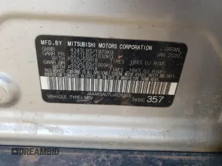 2020 Mitsubishi Outlander Sport ES 2.0 with VIN JA4AR3AU7LU026955, listed as a Copart auction lot 72641944 with 95,373 mi miles and Salvage Title. Bid and sale history available at carsss.com. Image 14.