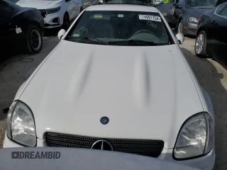 2002 Mercedes-Benz SLK-Class 2.3L Kompressor with VIN WDBKK49F72F266549, listed as a Copart auction lot 74991154 with 56,192 mi miles and Non Repairable. Bid and sale history available at carsss.com. Image 5.