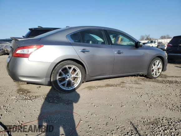 2009 Nissan Maxima SV with VIN 1N4AA51E79C842795, listed as a Copart auction lot 46104835 with 194,910 mi miles and Salvage Title. Bid and sale history available at DreamBid. Image 3.