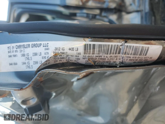 2012 Jeep Patriot Limited с VIN 1C4NJPCB1CD514672, выставлен на аукционе Copart как лот 86945554 с пробегом 133 849 миль миль и Списание • Salvage title. История ставок и продаж доступна на DreamBid. Изображение 13.