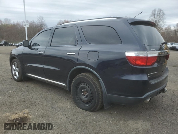 2011 Dodge Durango Citadel with VIN 1D4SE5GTXBC595273, listed as a Copart auction lot 54205335 with 164,073 mi miles and Clean title. Bid and sale history available at DreamBid. Image 2.