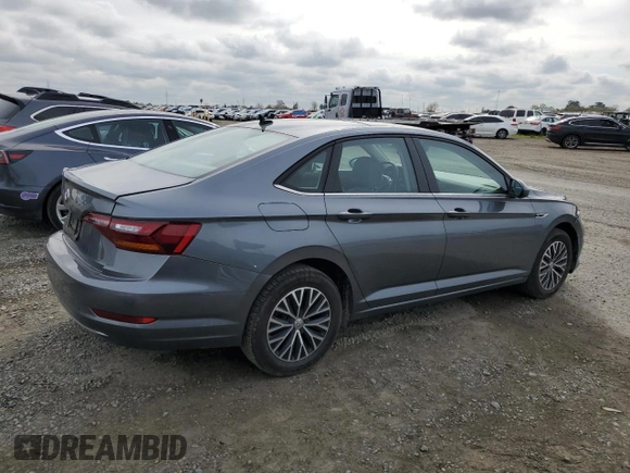 2019 Volkswagen Jetta SEL with VIN 3VWEB7BU1KM133503, listed as a Copart auction lot 50035275 with 45,913 mi miles and Salvage title. Bid and sale history available at DreamBid. Image 3.