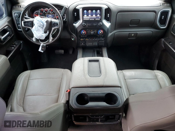 2019 Chevrolet Silverado 1500 LTZ with VIN 3GCUYGED7KG146635, listed as a Copart auction lot 52259085 with 91,830 mi miles and Salvage Title. Bid and sale history available at DreamBid. Image 8.