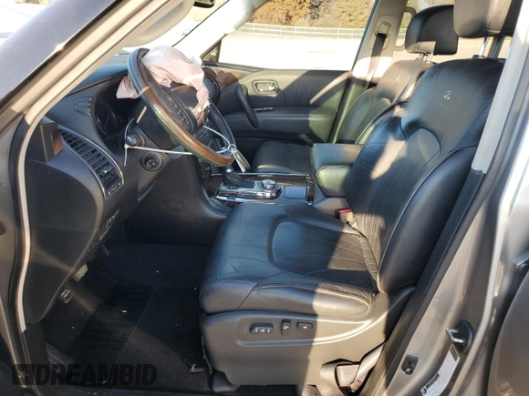 2012 Infiniti QX56 8-passenger with VIN JN8AZ2NC3C9318000, listed as a Copart auction lot 78378544 with 170,100 mi miles and Salvage Title. Bid and sale history available at carsss.com. Image 7.