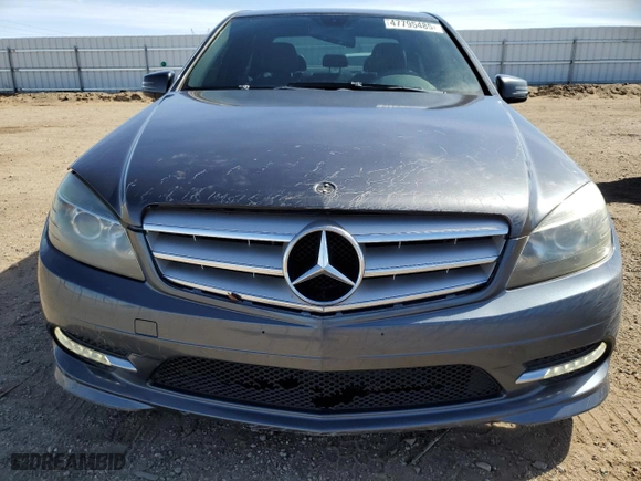 2011 Mercedes-Benz C-Class C 300 Sport with VIN WDDGF5EB2BR183071, listed as a Copart auction lot 47795485 with 258,536 mi miles and Salvage Title. Bid and sale history available at carsss.com. Image 5.
