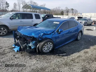2020 Toyota Camry LE with VIN 4T1C11AK7LU374582, listed as a Copart auction lot 48851475 with 79,532 mi miles and Salvage Title. Bid and sale history available at DreamBid. Image 1.