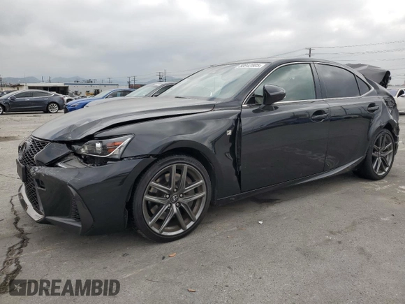 2019 Lexus IS 300 with VIN JTHBA1D25K5087678, listed as a Copart auction lot 50942805 with 60,491 mi miles and Salvage title. Bid and sale history available at DreamBid. Image 1.