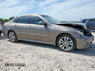 2008 Infiniti M with VIN JNKAY01E48M603429, listed as a Copart auction lot 57249325 with Not provided miles and Salvage title. Bid and sale history available at DreamBid. Image 4.