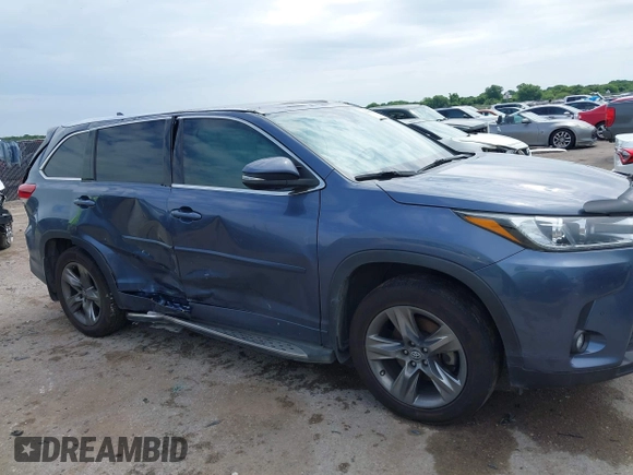 2019 Toyota Highlander Limited z VIN 5TDDZRFH5KS714411, wystawiony jako IAAI lot #42366943 z przebiegiem Nie podano mil oraz . Historia ofert i sprzedaży dostępna na DreamBid. Obrazek 1.