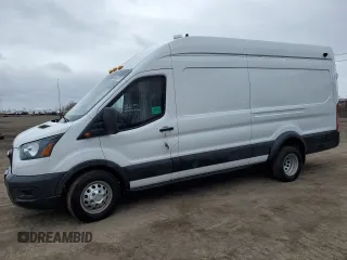 2023 Ford Transit Cargo with VIN 1FTRU8XG9PKB00562, listed as a Copart auction lot 52766805 with 25,378 mi miles and Clean Title. Bid and sale history available at carsss.com. Image 1.