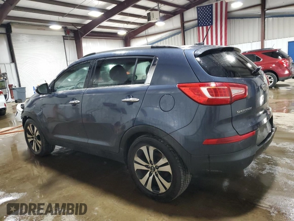 2011 Kia Sportage EX with VIN KNDPCCA22B7041389, listed as a Copart auction lot 60989105 with 98,542 mi miles and Salvage title. Bid and sale history available at DreamBid. Image 2.