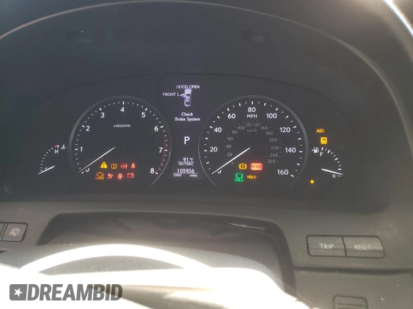 2013 Lexus LS 460 z VIN JTHBL5EF3D5116102, wystawiony jako Copart lot #50262355 z przebiegiem 105 956 mil mil oraz Czysty tytuł • Clean title. Historia ofert i sprzedaży dostępna na DreamBid. Obrazek 9.
