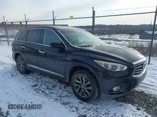 2015 Infiniti QX60 with VIN 5N1AL0MM3FC501539, listed as a IAAI auction lot 41363316 with 172,242 mi miles. Bid and sale history available at carsss.com. Image 1.