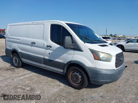 2015 Ford Transit Cargo with VIN 1FTNE1ZM0FKA90248, listed as a IAAI auction lot 41995824 with 157,085 mi miles. Bid and sale history available at carsss.com. Image 1.