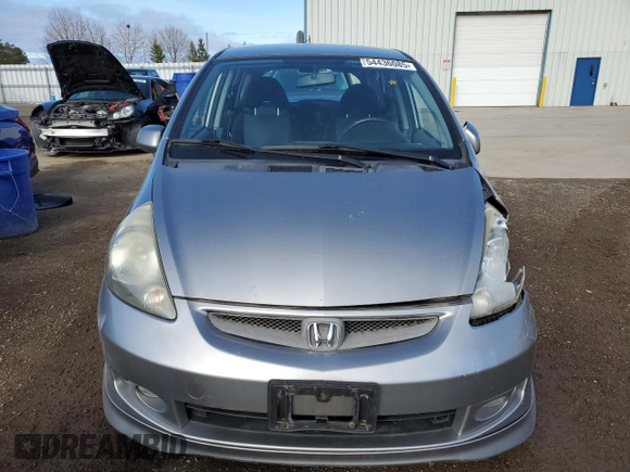 2007 Honda Fit Sport z VIN JHMGD38637S811995, wystawiony jako Copart lot #54436085 z przebiegiem 143 806 mil mil oraz Czysty tytuł • Clean title. Historia ofert i sprzedaży dostępna na DreamBid. Obrazek 5.