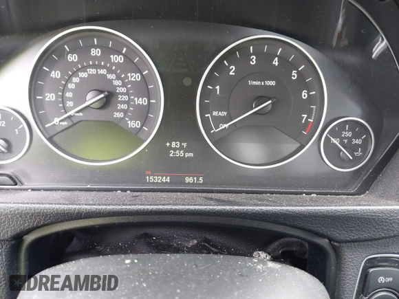 2014 BMW 3 Series 328i with VIN WBA3C1C55EK109175, listed as a IAAI auction lot 42463051 with 153,244 mi miles and . Bid and sale history available at DreamBid. Image 7.