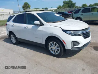 2022 Chevrolet Equinox LT с VIN 3GNAXJEV4NL133078, выставлен на аукционе IAAI как лот 42527758 с пробегом Не указан миль и . История ставок и продаж доступна на DreamBid. Изображение 1.