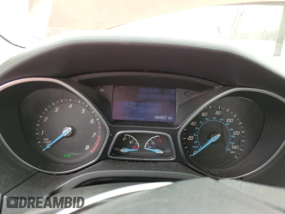 2014 Ford Focus SE with VIN 1FADP3F27EL243095, listed as a Copart auction lot 48289435 with 94,857 mi miles and Salvage Title. Bid and sale history available at DreamBid. Image 9.