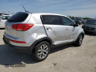 2015 Kia Sportage LX z VIN KNDPB3AC9F7676059, wystawiony jako Copart lot #54330655 z przebiegiem 160 346 mil mil oraz Szkoda całkowita • Salvage title. Historia ofert i sprzedaży dostępna na DreamBid. Obrazek 3.