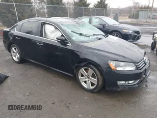 2015 Volkswagen Passat 1.8T Limited Edition with VIN 1VWAT7A39FC081646, listed as a IAAI auction lot 41672284 with 166,662 mi miles. Bid and sale history available at carsss.com. Image 1.