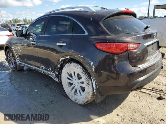 2012 Infiniti FX35 with VIN JN8AS1MW4CM151959, listed as a Copart auction lot 77681374 with 132,143 mi miles and Salvage Title. Bid and sale history available at carsss.com. Image 2.