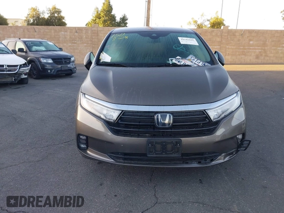 2022 Honda Odyssey EX with VIN 5FNRL6H51NB003886, listed as a IAAI auction lot 41542525 with 68,031 mi miles and . Bid and sale history available at DreamBid. Image 13.