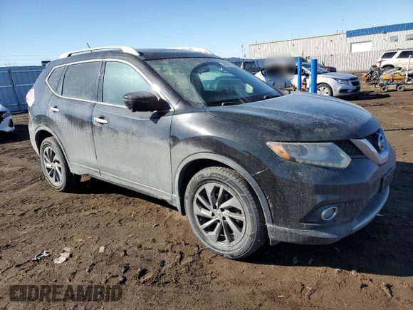 2016 Nissan Rogue SV with VIN 5N1AT2MV1GC870776, listed as a Copart auction lot 46496275 with 109,718 mi miles and Clean Title. Bid and sale history available at DreamBid. Image 4.