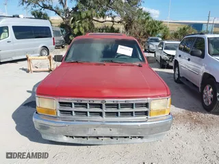 1991 Dodge Dakota with VIN 1B7FL23X5MS335433, listed as a IAAI auction lot 41149799 with 1 mi miles. Bid and sale history available at carsss.com. Image 6.
