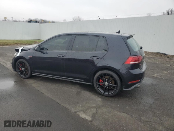 2021 Volkswagen Golf GTI S with VIN 3VW6T7AU1MM003887, listed as a Copart auction lot 50063725 with 52,486 mi miles and Salvage Title. Bid and sale history available at carsss.com. Image 2.