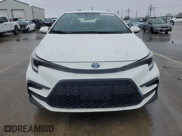 2023 Toyota Corolla Hybrid LE with VIN JTDBDMHE1P3007343, listed as a Copart auction lot 45537195 with 50,913 mi miles and Salvage Title. Bid and sale history available at carsss.com. Image 5.