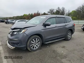 2020 Honda Pilot EX-L z VIN 5FNYF6H53LB034881, wystawiony jako Copart lot #57228425 z przebiegiem 48 314 mil mil oraz Szkoda całkowita • Salvage title. Historia ofert i sprzedaży dostępna na DreamBid. Obrazek 1.