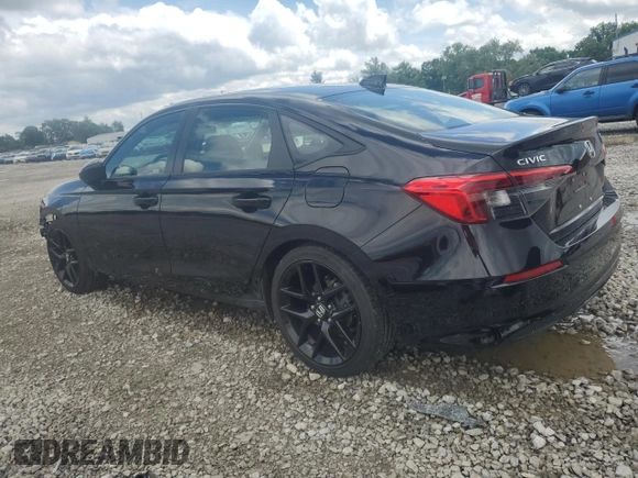 2023 Honda Civic Sport with VIN 2HGFE2F56PH570926, listed as a Copart auction lot 61419145 with 35,014 mi miles and Salvage title. Bid and sale history available at DreamBid. Image 2.