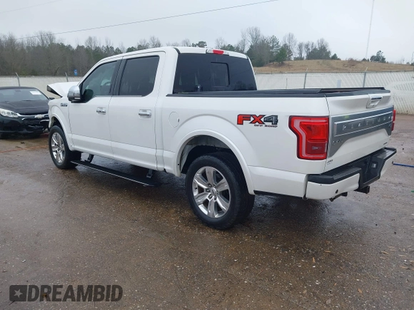 2015 Ford F-150 XLT with VIN 1FTEW1EF2FFA37483, listed as a IAAI auction lot 41489382 with 117,277 mi miles. Bid and sale history available at carsss.com. Image 3.