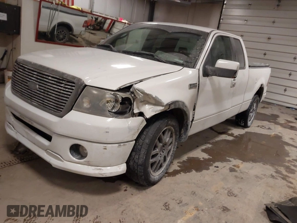 2008 Ford F-150 STX with VIN 1FTRX12W98KD36594, listed as a IAAI auction lot 41607690 with 173,541 mi miles and . Bid and sale history available at carsss.com. Image 2.