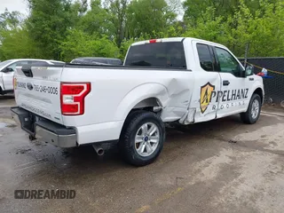 2018 Ford F-150 XL with VIN 1FTEX1CP8JKE25780, listed as a IAAI auction lot 42173737 with 114,454 mi miles and . Bid and sale history available at DreamBid. Image 4.