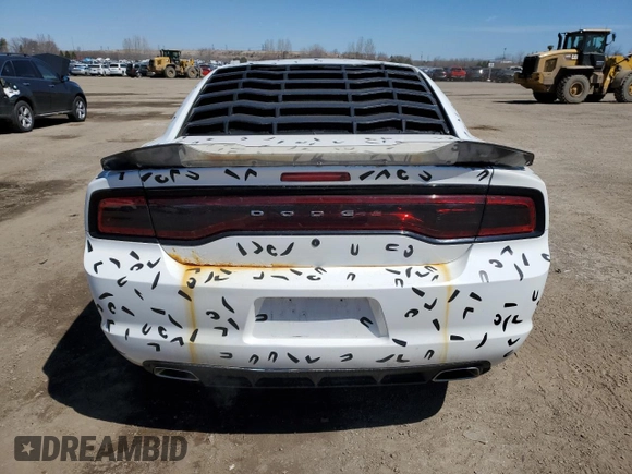 2013 Dodge Charger Police with VIN 2C3CDXAG6DH619696, listed as a Copart auction lot 52769355 with 227,979 mi miles and Salvage Title. Bid and sale history available at carsss.com. Image 6.
