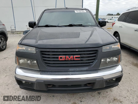 2010 GMC Canyon SLE1 with VIN 1GTJTCDE0A8136926, listed as a Copart auction lot 76193164 with 214,608 mi miles and Salvage title. Bid and sale history available at DreamBid. Image 5.