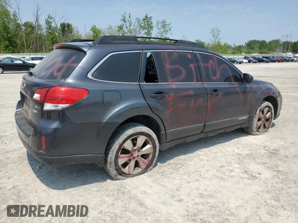 2012 Subaru Outback 2.5i z VIN 4S4BRBAC8C3253522, wystawiony jako Copart lot #60514185 z przebiegiem 164 077 mil mil oraz Szkoda całkowita • Salvage title. Historia ofert i sprzedaży dostępna na DreamBid. Obrazek 3.