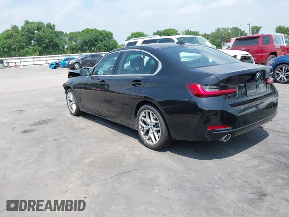 2025 BMW 3 Series 330i with VIN 3MW69CW08S8F04505, listed as a IAAI auction lot 41951475 with 6,053 mi miles and . Bid and sale history available at carsss.com. Image 3.
