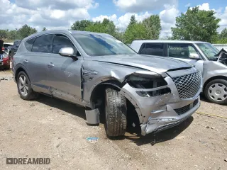 2023 Genesis GV80 with VIN KMUHCESC3PU106165, listed as a Copart auction lot 56573964 with 16,601 mi miles and Salvage Title. Bid and sale history available at carsss.com. Image 4.