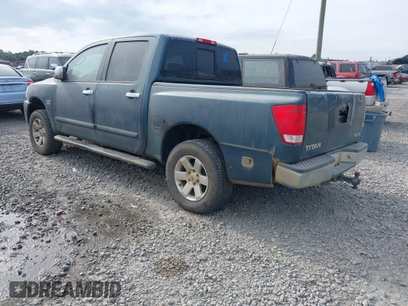 2004 Nissan Titan LE with VIN 1N6AA07B64N503241, listed as a IAAI auction lot 41938647 with 1 mi miles. Bid and sale history available at carsss.com. Image 3.