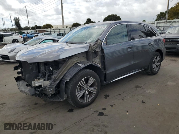 2018 Acura MDX z VIN 5J8YD3H39JL008994, wystawiony jako Copart lot #44883425 z przebiegiem 75 836 mil mil oraz Szkoda całkowita • Salvage title. Historia ofert i sprzedaży dostępna na DreamBid. Obrazek 1.
