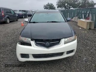 2004 Acura TSX with VIN JH4CL96854C031060, listed as a Copart auction lot 42148275 with 186,661 mi miles and Salvage Title. Bid and sale history available at carsss.com. Image 5.